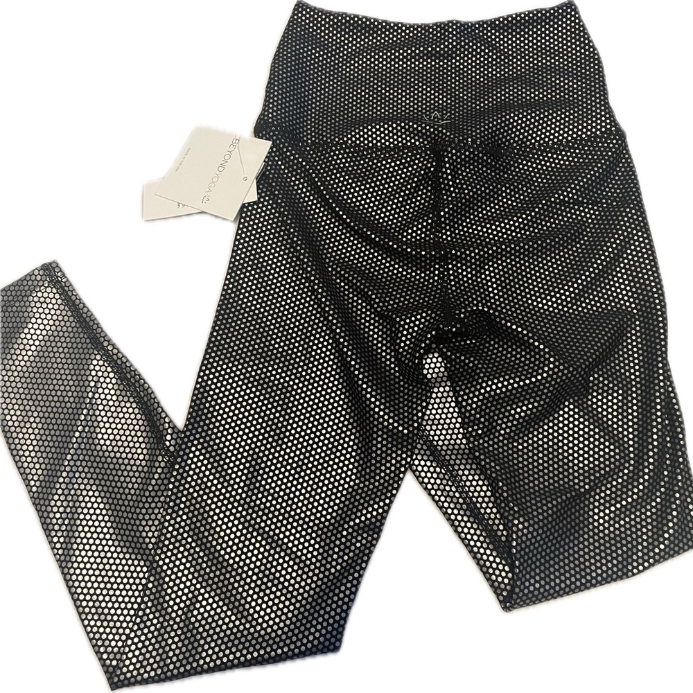 NWT Beyond Yoga Metallic Leggings